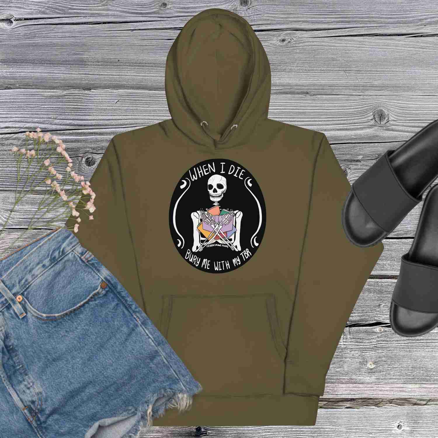 Bury Me with my TBR Hoodie - Book Lovers Gift - More Colors Available