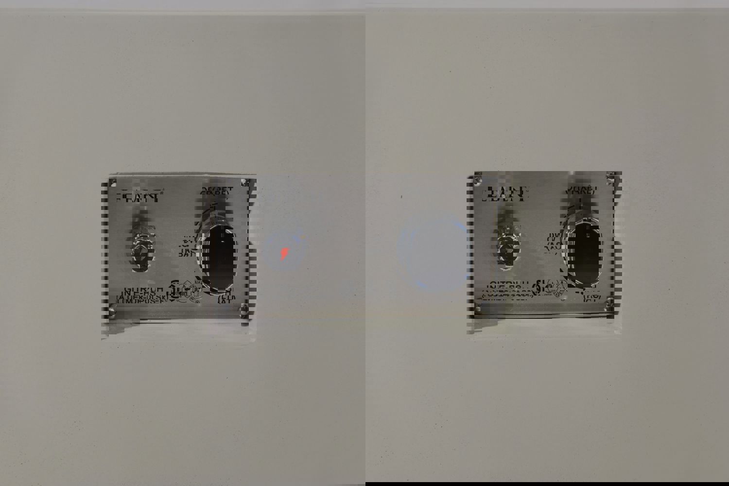 Lucerne Modern Smooth Concrete Square Fire Pit Table