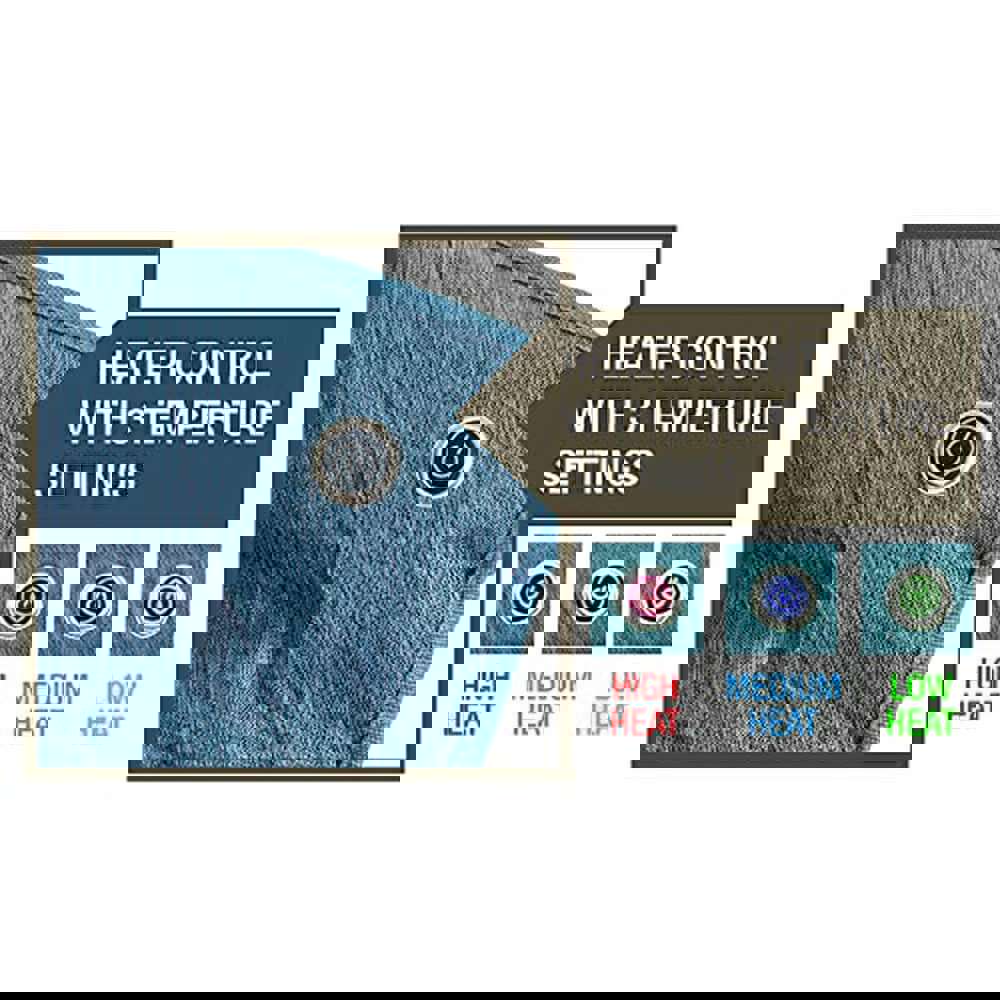 MacSports Heated Cushion Folding Lounge Chair for Patio, Camping, and Outdoor Activities - Teal