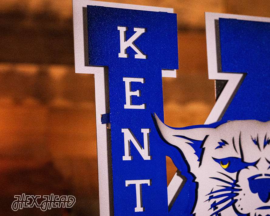 Kentucky Wildcats OUT of the VAULT, Vintage 70s Power K 3D Metal Wall Art