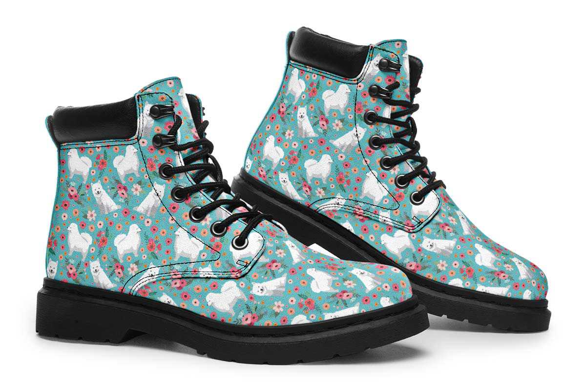 Samoyed Flower Classic Vibe Boots