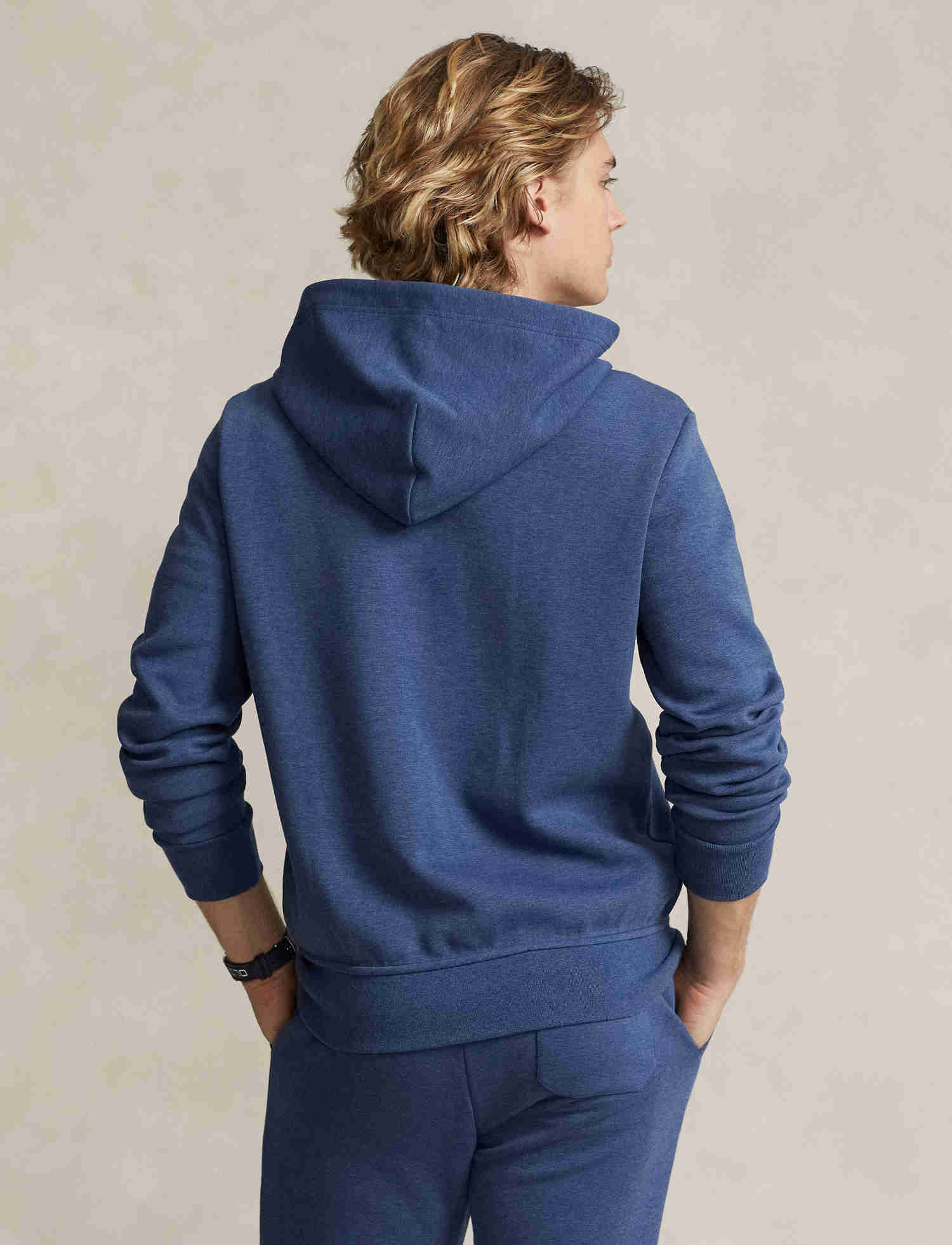 Polo Ralph Lauren Mens Hoodie - Double Knit Full Zip Hoodie