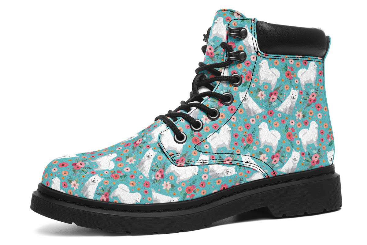 Samoyed Flower Classic Vibe Boots