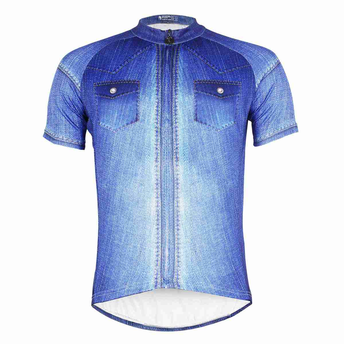 ILPALADINO Mens Cycling Jersey - Quick Dry & Breathable Bike Shirt for Outdoor Sports