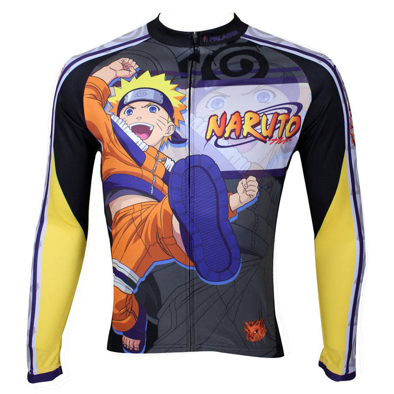 NARUTO Mens Cycling Jersey - Breathable & Quick-Dry for Outdoor Sports