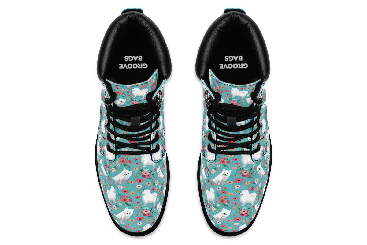 Samoyed Flower Classic Vibe Boots