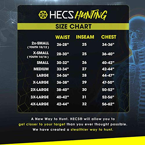 HECS Hunting 3-Piece HECStyle High Performance Base Layer for Outdoor Hunters