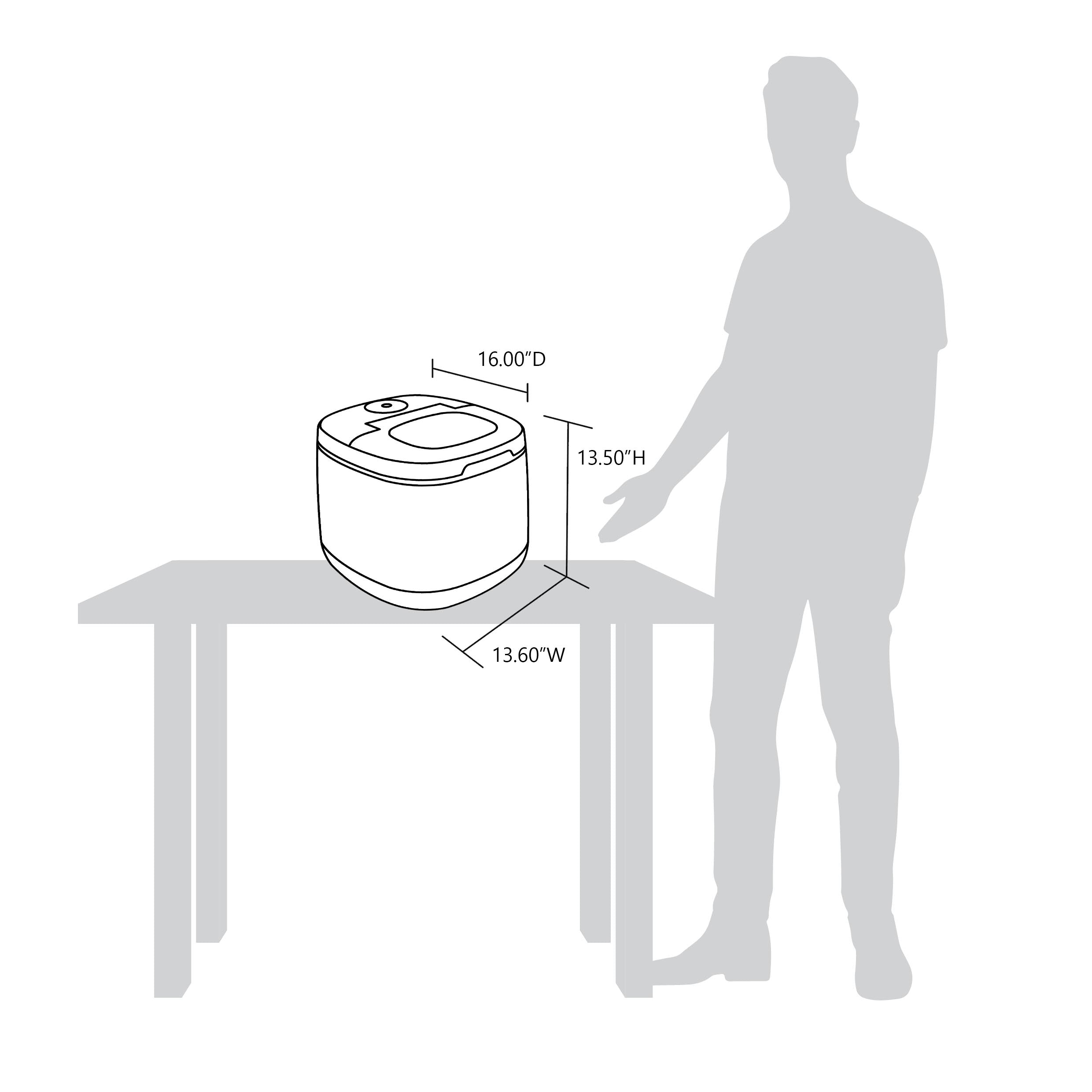 NewAir 50 lb. Portable Countertop Ice Maker