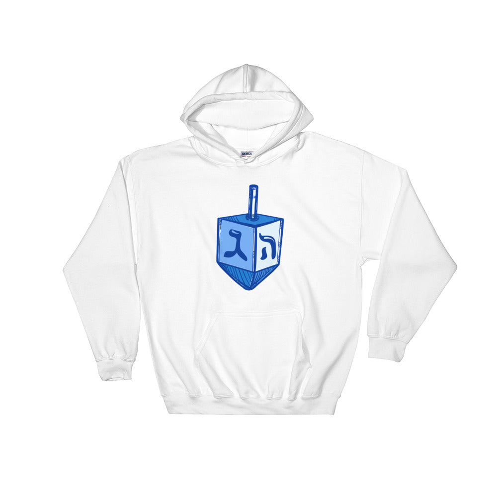 Dreidel Hooded Sweatshirt - Hanukkah Celebration