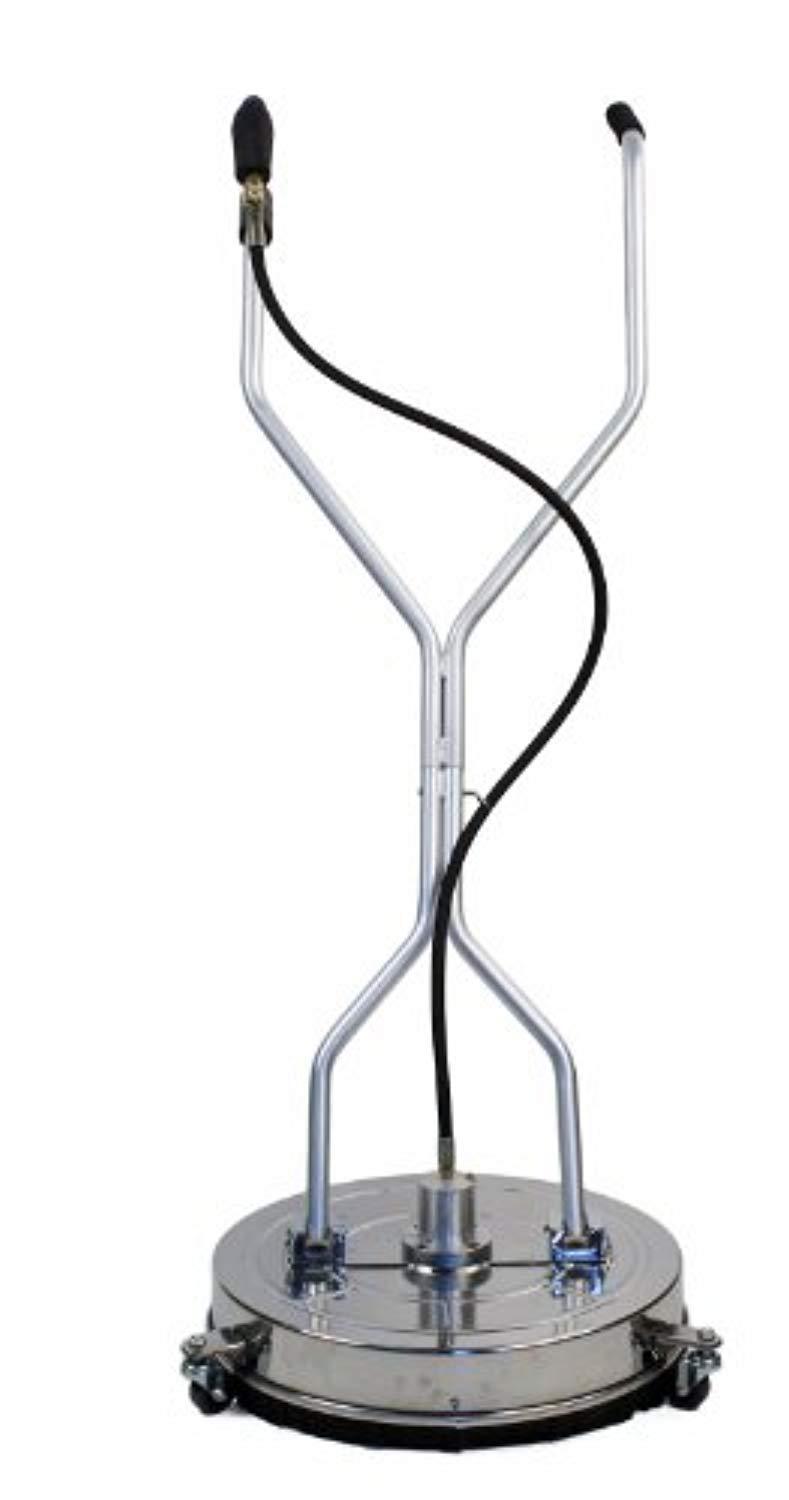 Erie Tools 21 Stainless Steel Flat Concrete Deck Patio Surface Cleaner for Power Pressure Washer