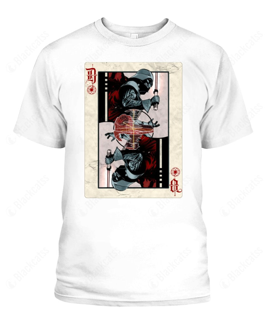 Darth Vader Playing Card Custom Graphic Unisex T-Shirt
