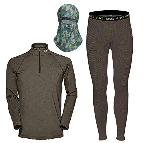 HECS Hunting 3-Piece HECStyle High Performance Base Layer for Outdoor Hunters