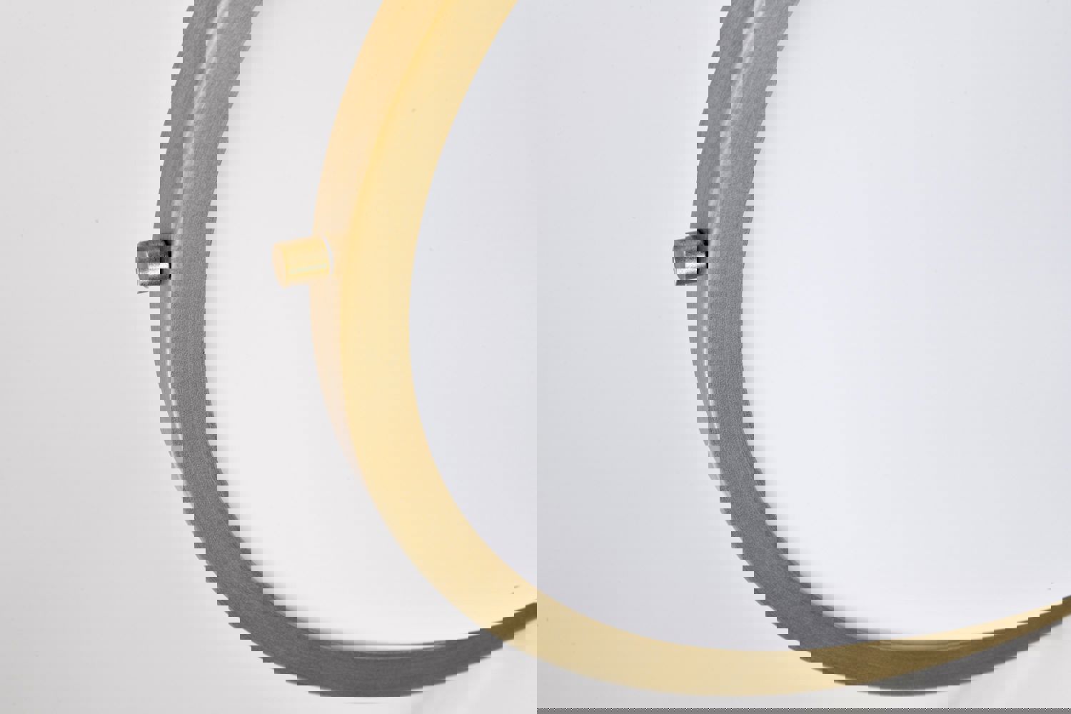 SATCO/NUVO Lafayette 1 Light Flush Mount Fixture 14 Inch Matte Black Finish With Natural Brass Accents And White Opal Glass (60-7905)