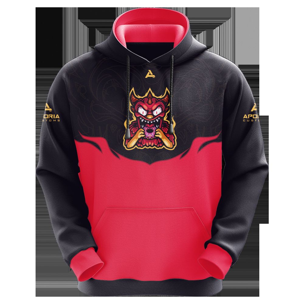 Kre4m Clan Sublimated Hoodie - Custom Fitted Polyester Hoodie