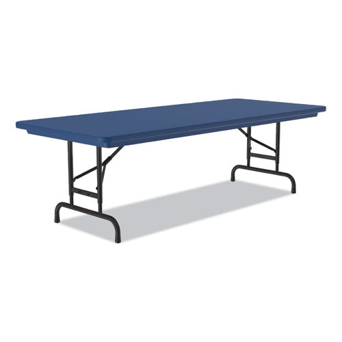 Correll Adjustable Folding Tables - Heavy-Duty, Waterproof, and Scratch-Resistant