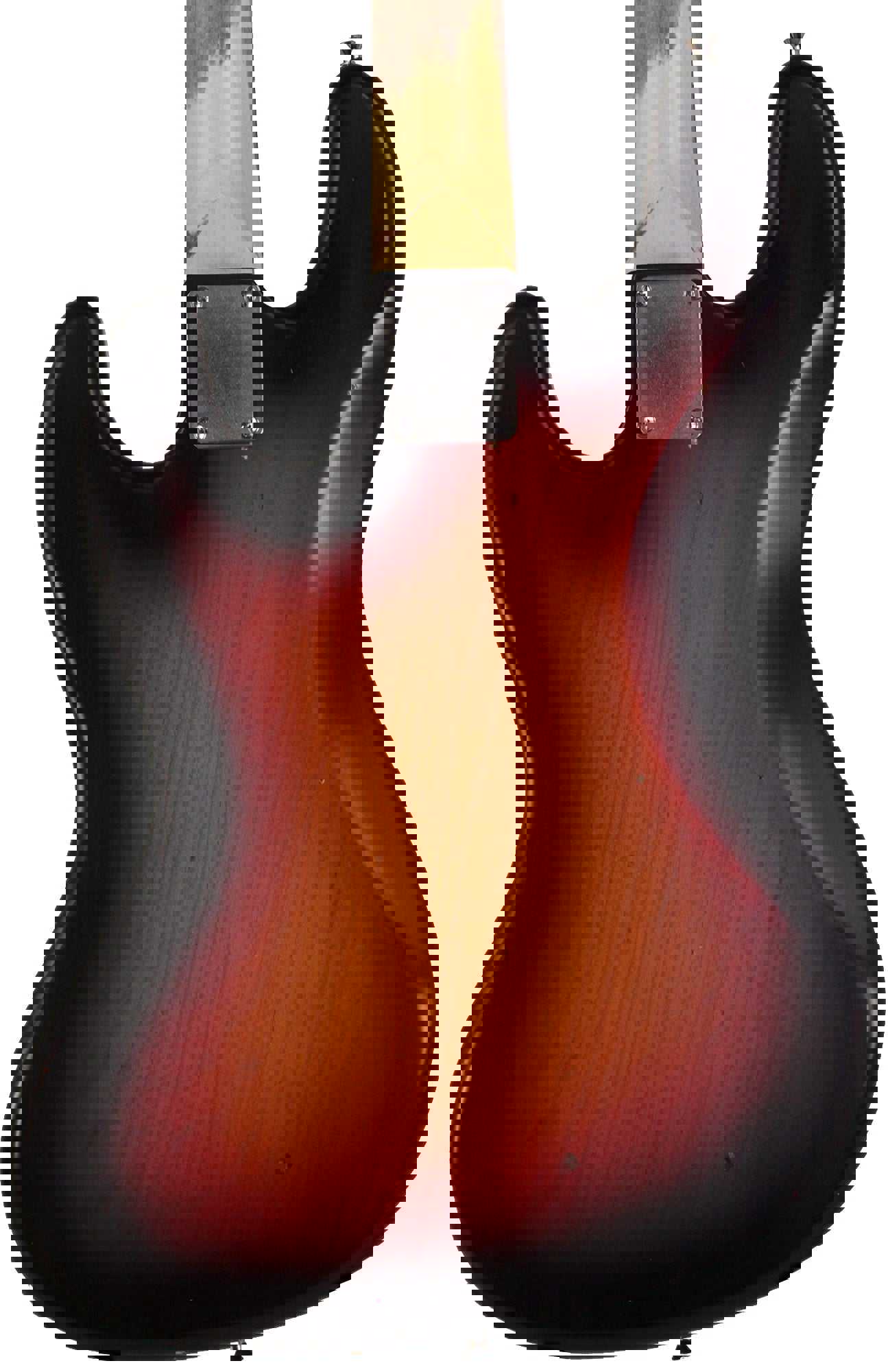 Nash JB-63 Bass Guitar, 3-Tone Sunburst, Tortoise Shell, Light Aging