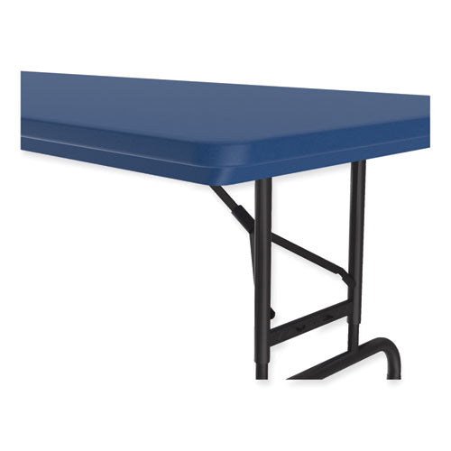 Correll Adjustable Folding Tables - Heavy-Duty, Waterproof, and Scratch-Resistant