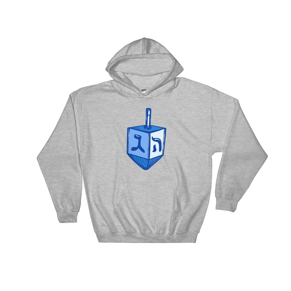 Dreidel Hooded Sweatshirt - Hanukkah Celebration