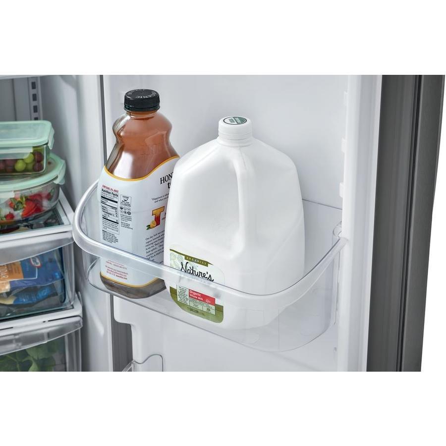 Frigidaire 22-cu ft Side-by-Side Refrigerator with Ice Maker (EasyCare Stainless Steel)