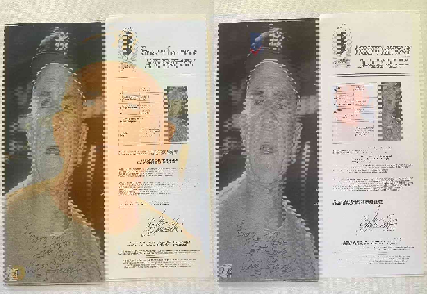 Casey Stengel (d. 1975) Signed Vintage 8.5x11 Magazine Photo with Beckett LOA - New York Yankees Legend