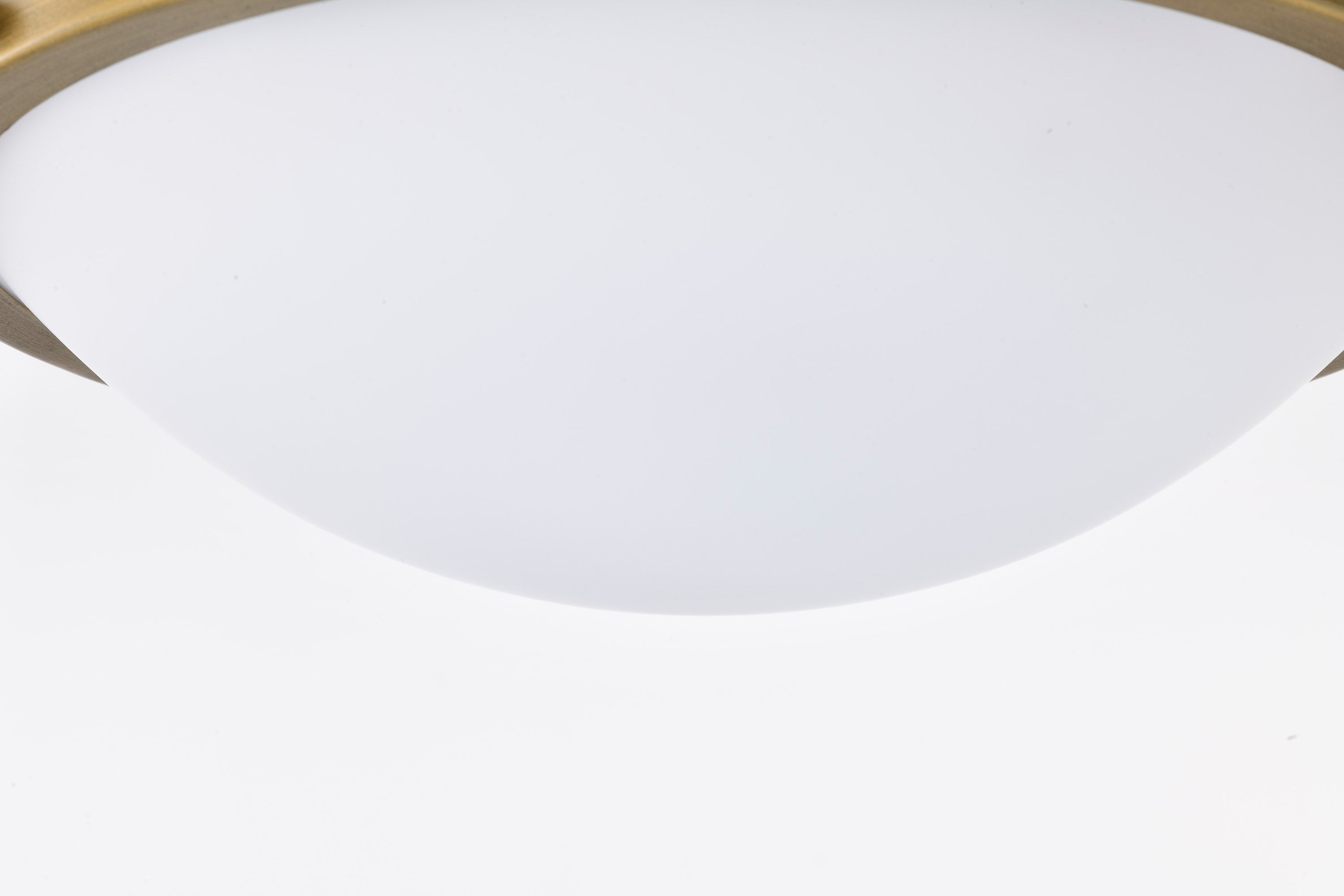 SATCO/NUVO Lafayette 1 Light Flush Mount Fixture 14 Inch Matte Black Finish With Natural Brass Accents And White Opal Glass (60-7905)