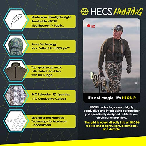 HECS Hunting 3-Piece HECStyle High Performance Base Layer for Outdoor Hunters