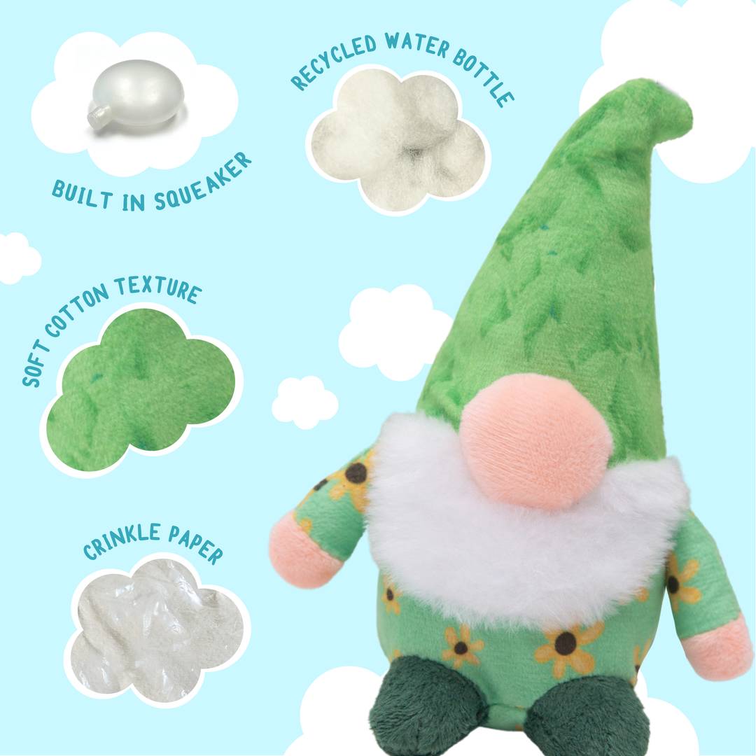 Snugarooz Baby Meadow Dog Toy (6 in.) - Eco-Friendly Plush Toy with Crinkle & Squeak