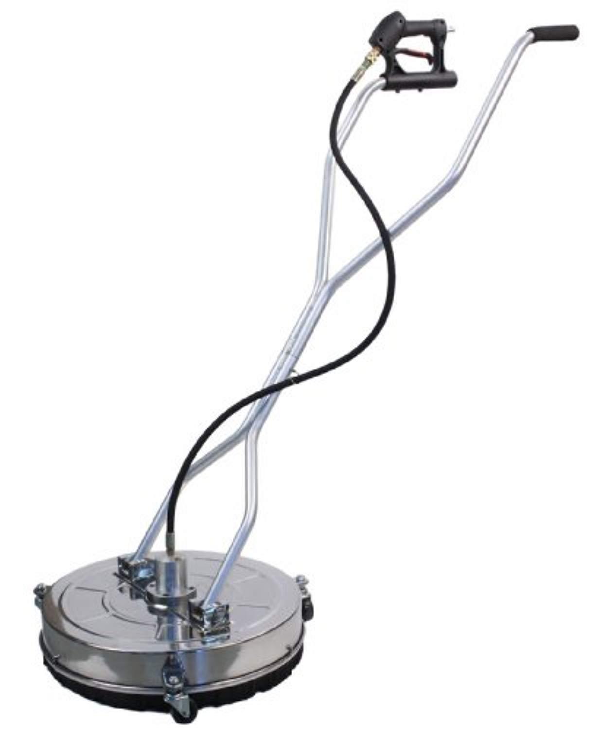 Erie Tools 21 Stainless Steel Flat Concrete Deck Patio Surface Cleaner for Power Pressure Washer