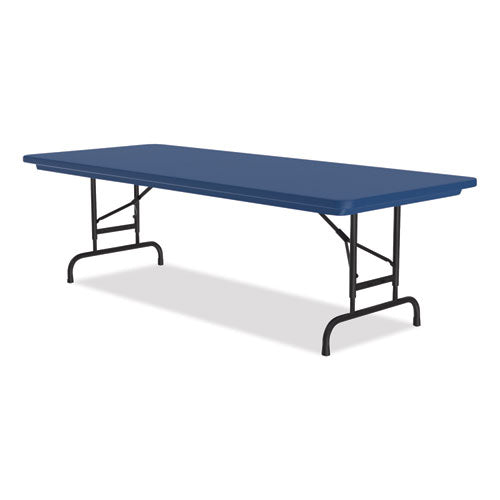 Correll Adjustable Folding Tables - Heavy-Duty, Waterproof, and Scratch-Resistant