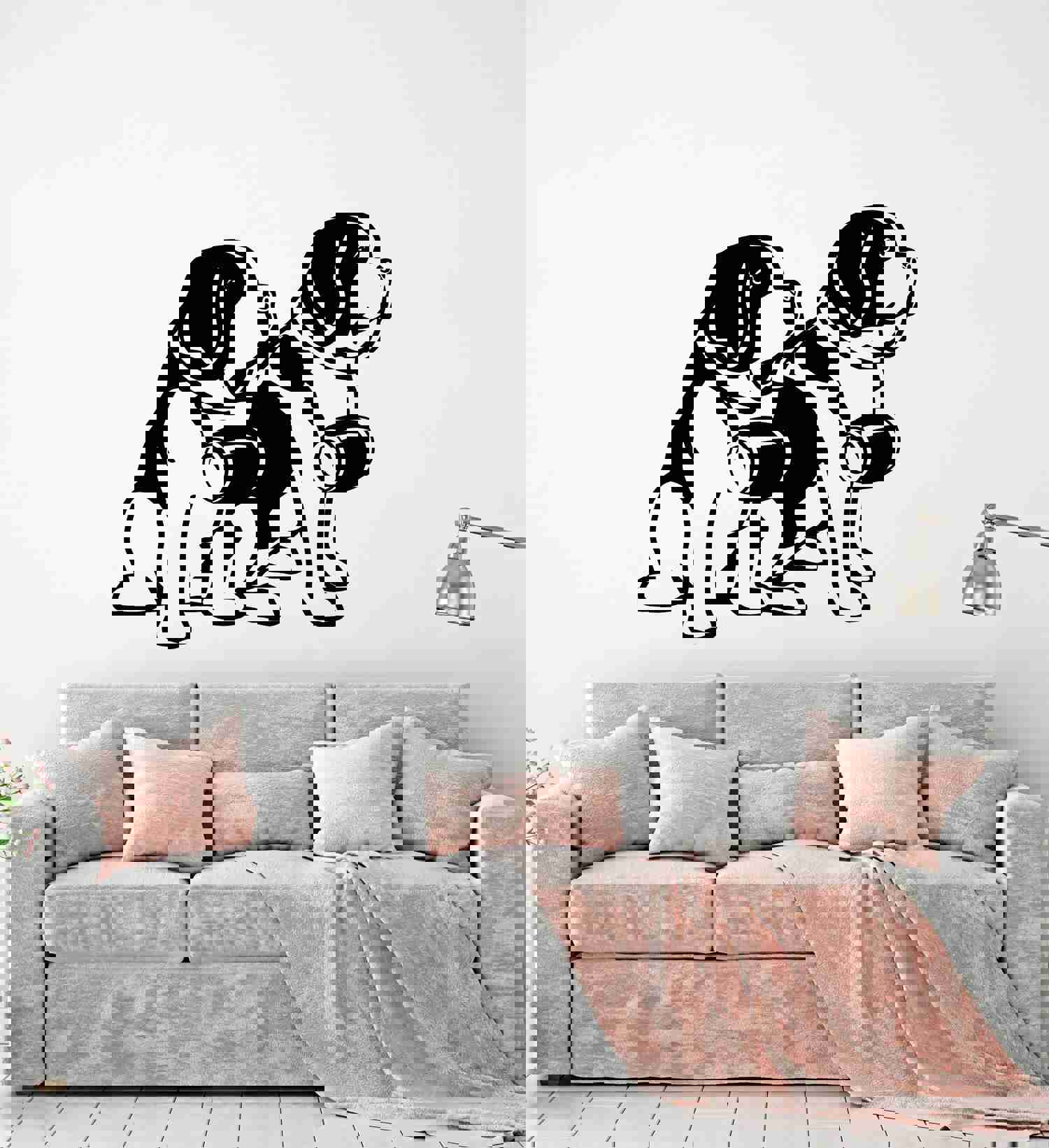 Vinyl Wall Decal Dogs St. Bernard Home Animals Pets Decor Stickers Mural (g7307)