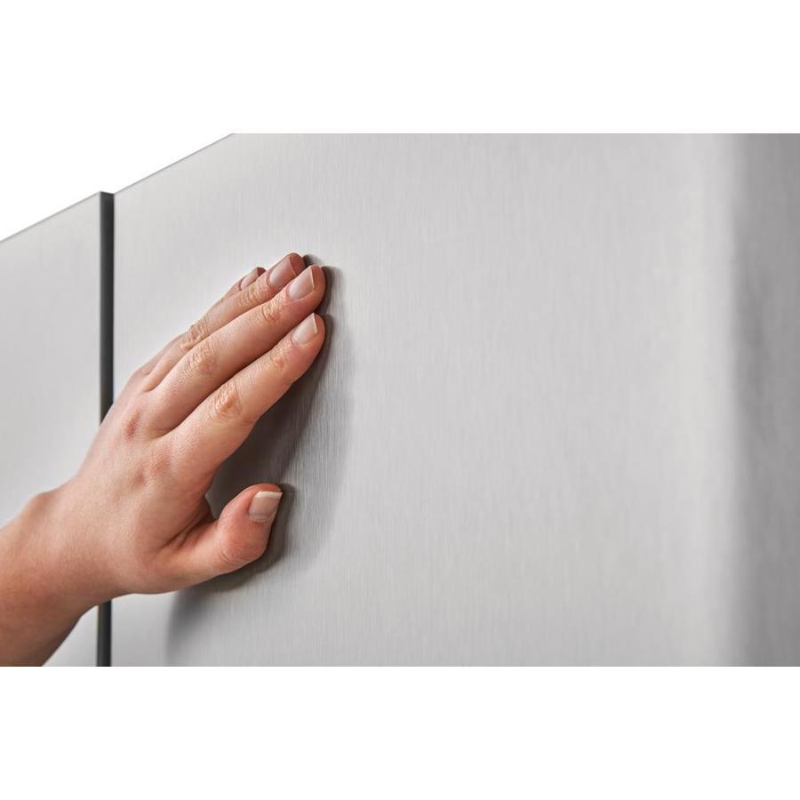 Frigidaire 22-cu ft Side-by-Side Refrigerator with Ice Maker (EasyCare Stainless Steel)