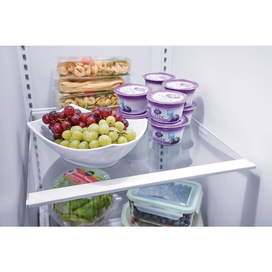 Frigidaire 22-cu ft Side-by-Side Refrigerator with Ice Maker (EasyCare Stainless Steel)