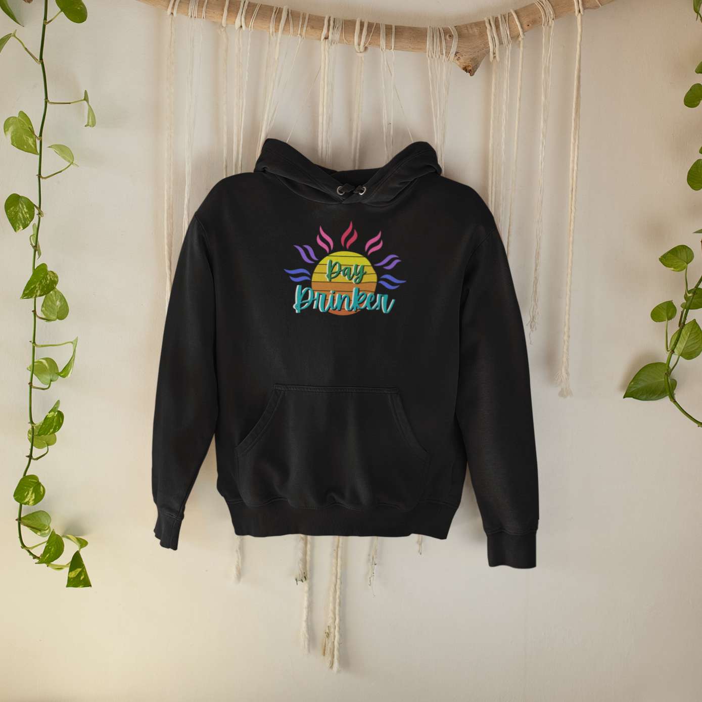 Day Drinker Hoodie - Soft Cotton & Polyester Blend