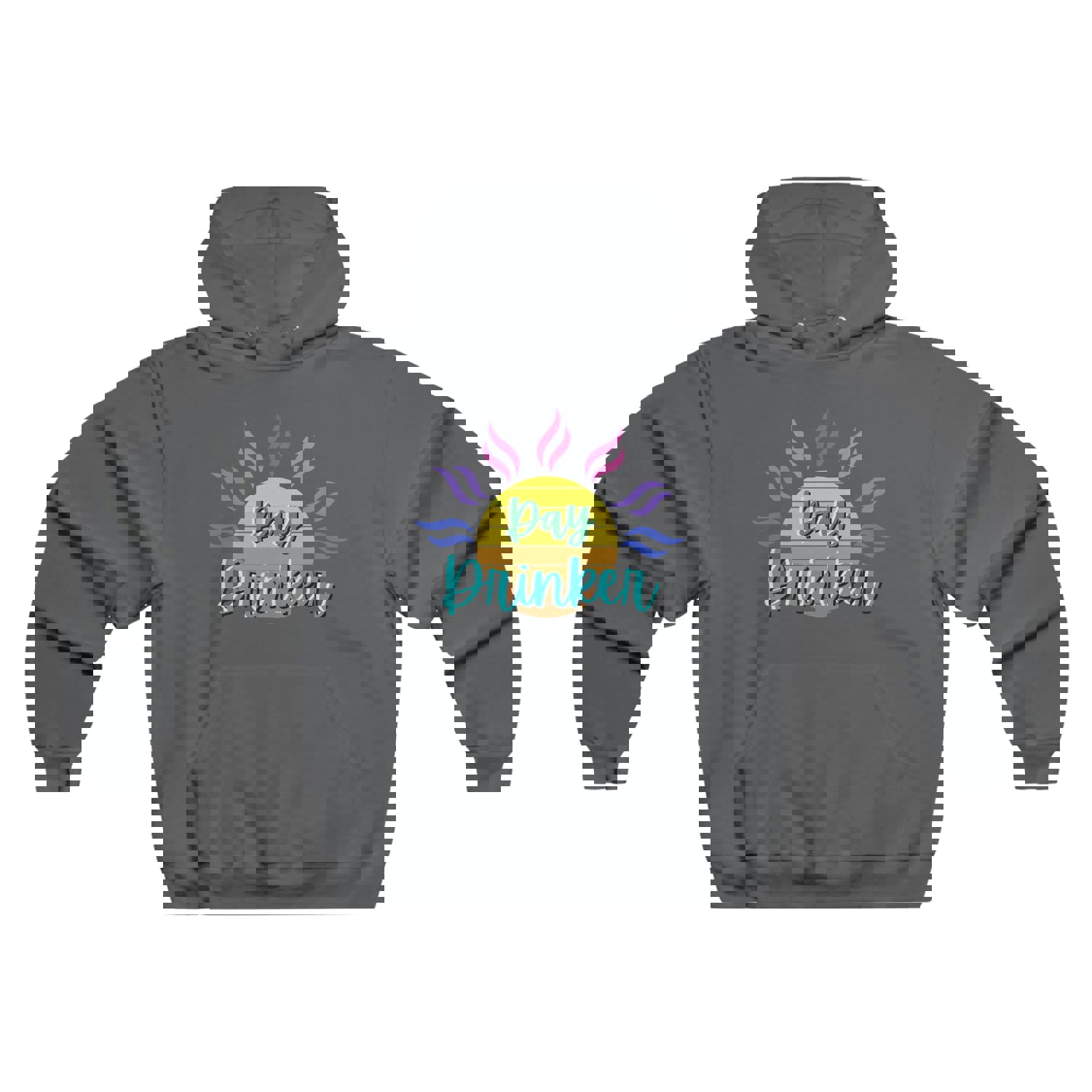 Day Drinker Hoodie - Soft Cotton & Polyester Blend