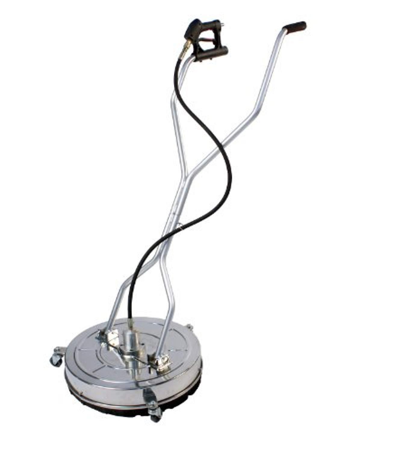 Erie Tools 21 Stainless Steel Flat Concrete Deck Patio Surface Cleaner for Power Pressure Washer