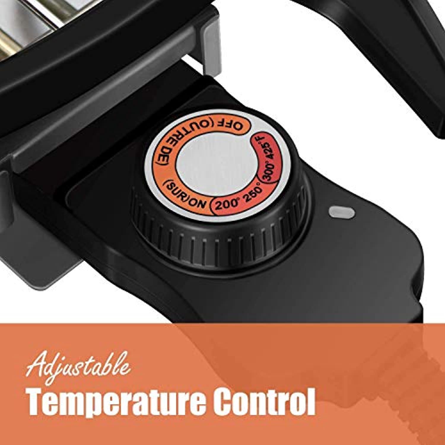 Techwood Electric BBQ Grill - 15-Serving Indoor/Outdoor Grill with Double Layer Design, 1600W