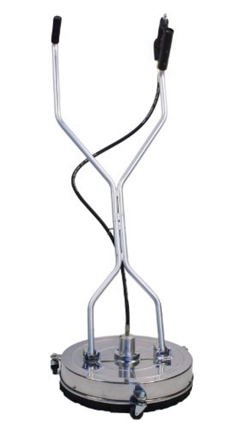 Erie Tools 21 Stainless Steel Flat Concrete Deck Patio Surface Cleaner for Power Pressure Washer