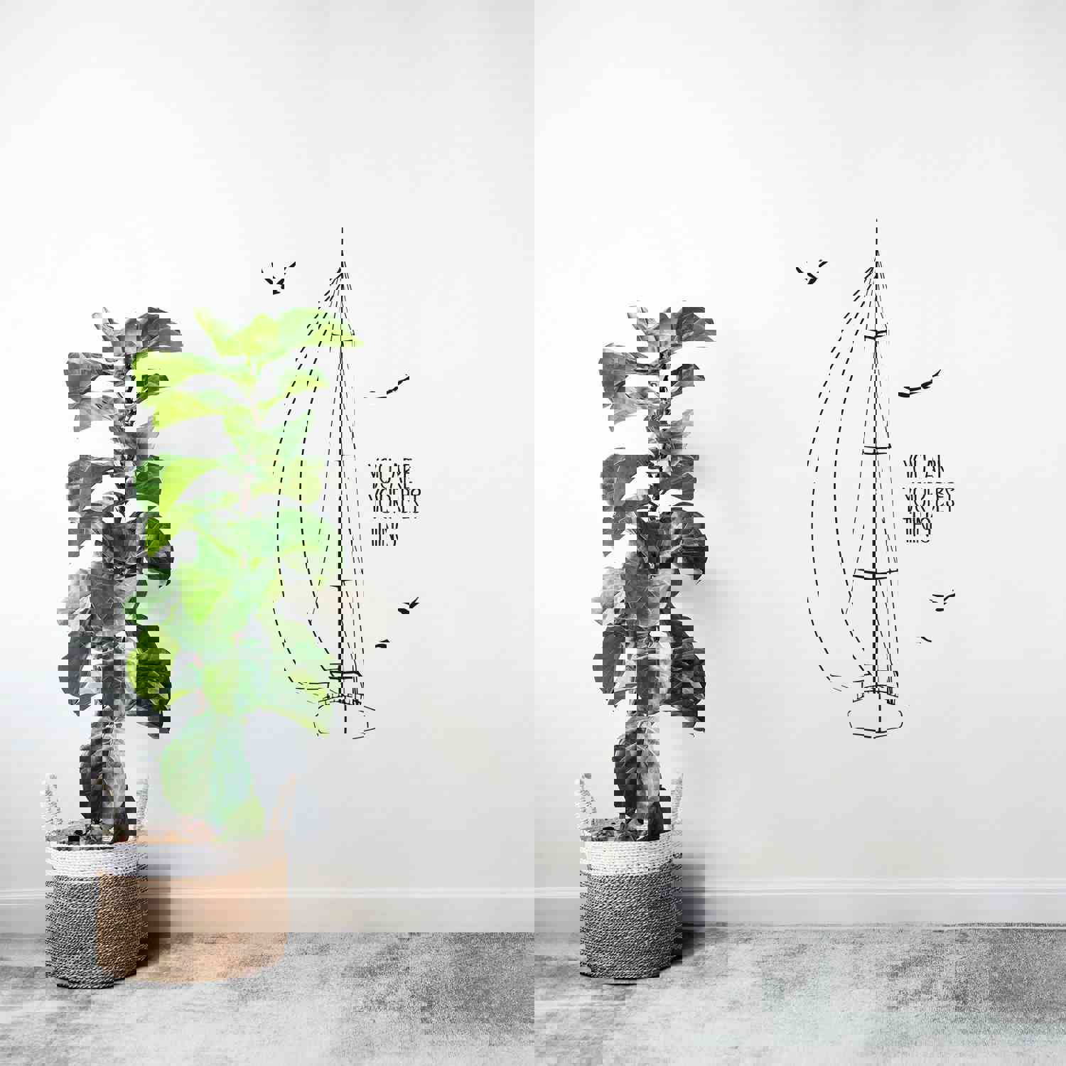 Sailing Quotes Vinyl Wall Sticker Wall Decal - Your Best Thing Quote Sailing Sailor Sail Boat