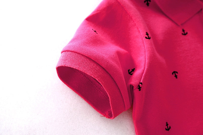 Chumhey 1-6T High Quality Summer Cotton Baby Shirts - Cartoon Boat Kids Short Sleeve Tops