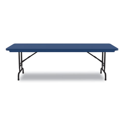 Correll Adjustable Folding Tables - Heavy-Duty, Waterproof, and Scratch-Resistant