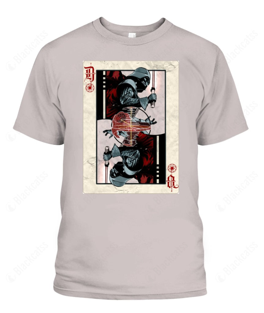 Darth Vader Playing Card Custom Graphic Unisex T-Shirt