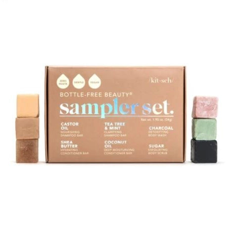 Bottle-Free Beauty Sampler: Miniature Luxury Bars for Shower Experience