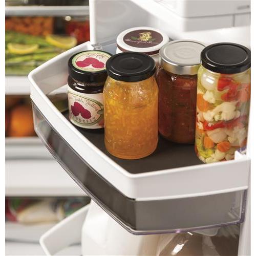 GE Profile 36-inch Freestanding French 3-Door Refrigerator with External Water and Ice Dispenser