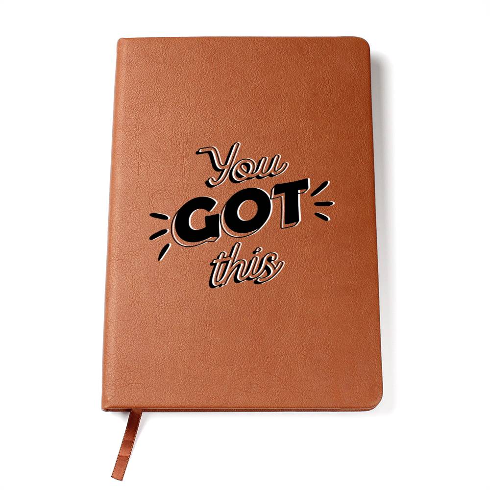 You Got This - Inspirational Leather Journal - Encouragement, Birthday or Christmas Gift