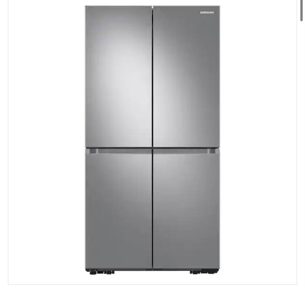 Samsung 23 cu. ft. 4-Door Flex French Door Counter Depth Smart Refrigerator with Dual Ice Maker - Stainless Steel (Open Box)