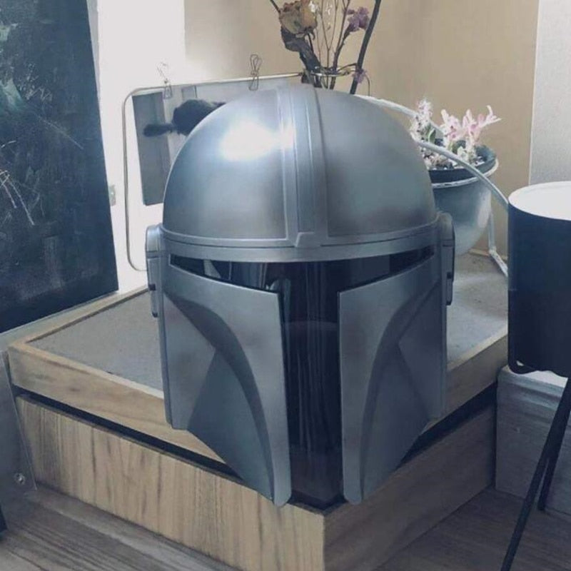 The Mandalorian PVC Cosplay Halloween Mask Helmet Prop Accessory