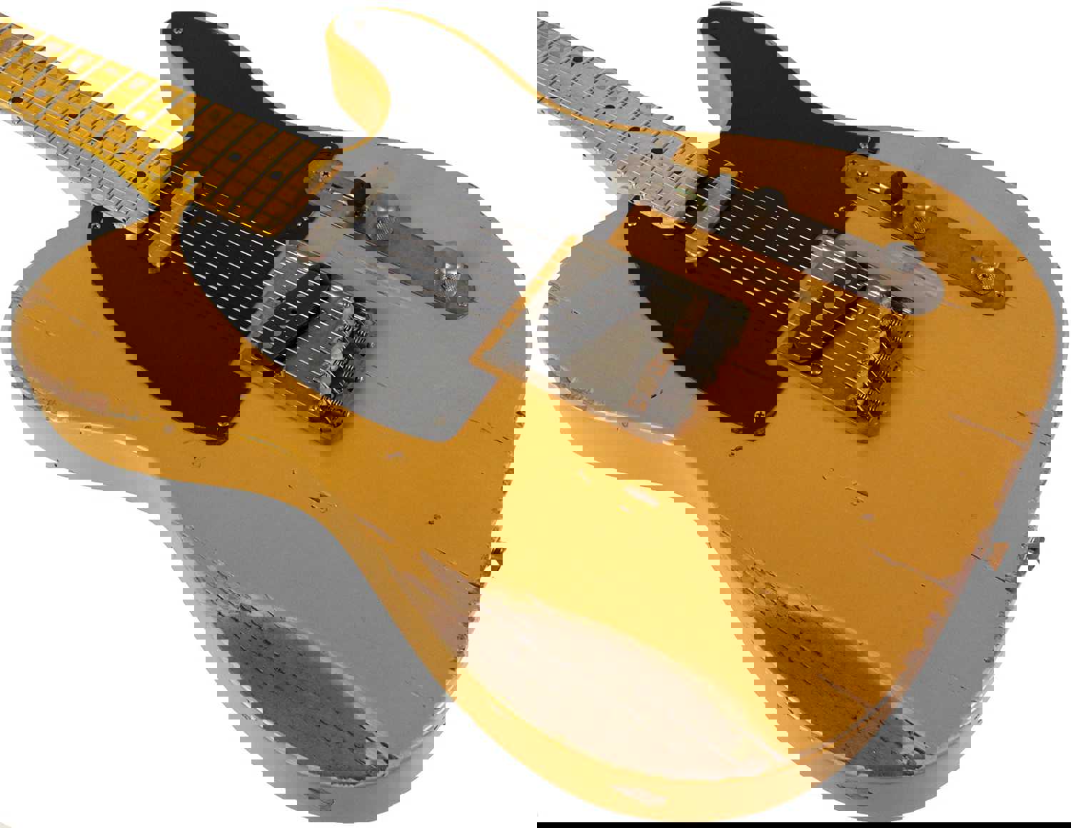 Nash T-52 Guitar, Butterscotch Blonde, Heavy Aging