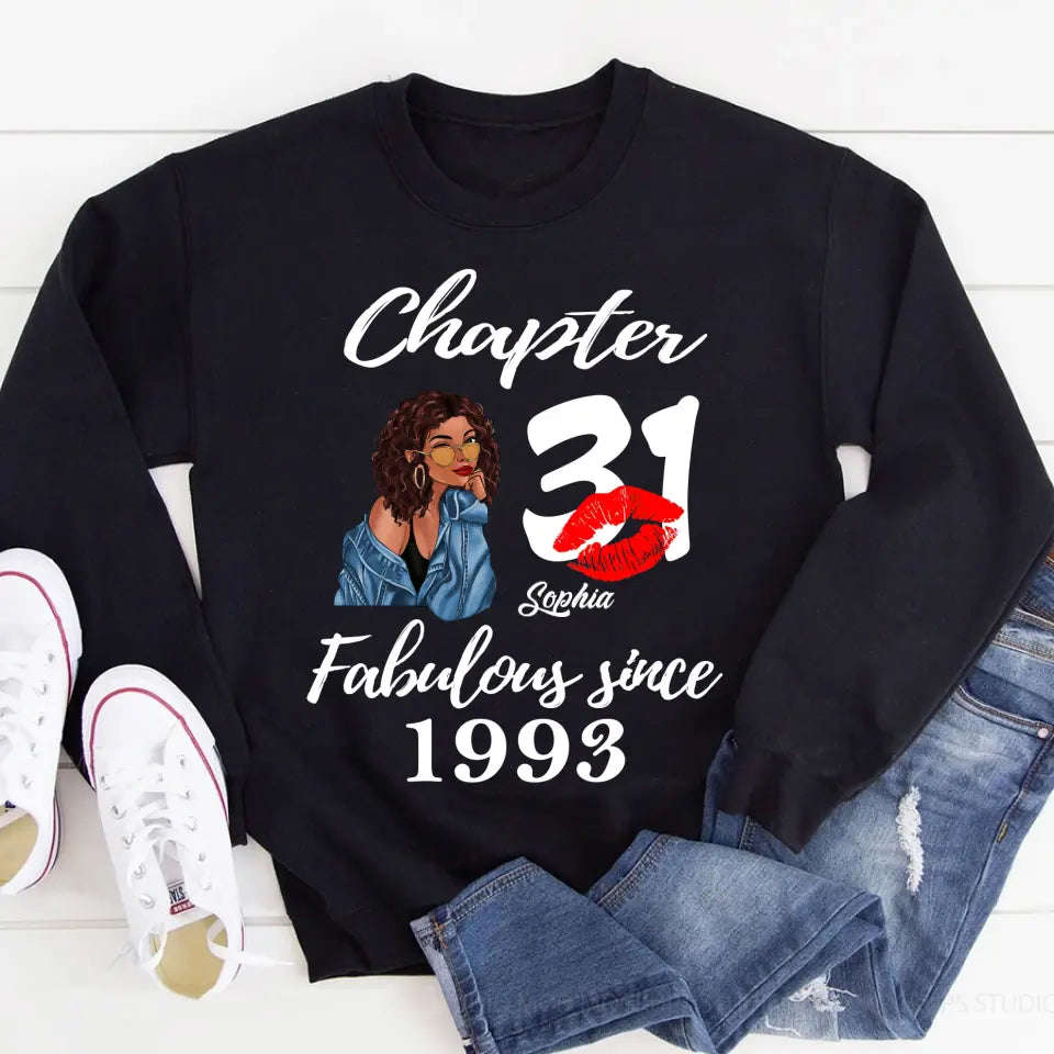 31st Birthday Shirts For Her - Personalized 31st Birthday Gifts - 1993 T-Shirt - 31 And Fabulous Shirt