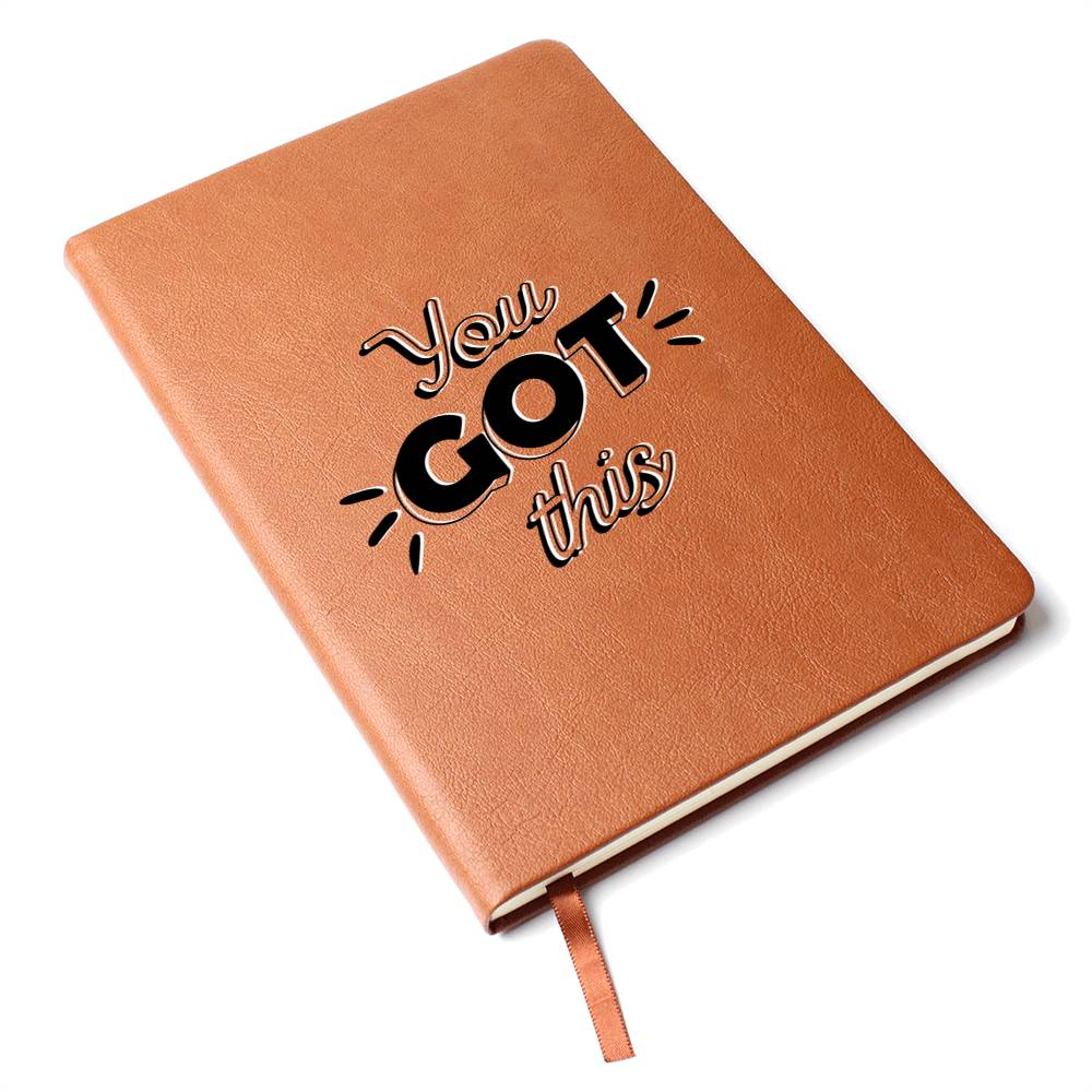 You Got This - Inspirational Leather Journal - Encouragement, Birthday or Christmas Gift