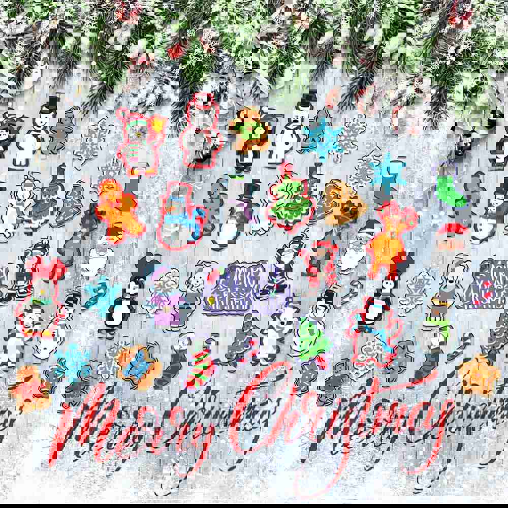 Holiday Sticker Assortment - 100 Sheets of Christmas Themed Stickers for Kids and Adults